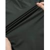 imageCOOFANDY Mens Stretch Dress Shirts Long Sleeve Button Down Shirt Wrinkle Free Formal Business ShirtsDark Army Green