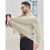 imageCOOFANDY Mens Stretch Dress Shirts Long Sleeve Button Down Shirt Wrinkle Free Formal Business ShirtsKhaki