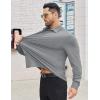 imageCOOFANDY Mens Stretch Dress Shirts Long Sleeve Button Down Shirt Wrinkle Free Formal Business ShirtsLight Grey