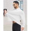 imageCOOFANDY Mens Stretch Dress Shirts Long Sleeve Button Down Shirt Wrinkle Free Formal Business ShirtsWhite