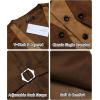 imageCOOFANDY Mens Suede Leather Vest Layered Style Dress Vest Waistcoat