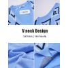 imageCOOFANDY Mens Sweater Vest V Neck Sleeveless Sweater Slim Fit Casual Knitted Pullover SweaterArgyle Blue