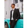 imageCOOFANDY Mens Sweater Vest V Neck Sleeveless Sweater Slim Fit Casual Knitted Pullover SweaterWhite and Black Stripe