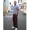 imageCOOFANDY Mens Textured Knit Polo Shirts Zipper Polo Shirts Short Sleeve Casual Lightweight Golf ShirtLight Grey