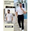 imageCOOFANDY Mens Textured Knit Polo Shirts Zipper Polo Shirts Short Sleeve Casual Lightweight Golf ShirtWhite