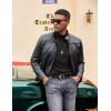 imageCOOFANDY Mens Turtleneck Shirt Long Sleeve Pullover Sweater Slim Fit Lightweight Thermal Undershirt TopsBlack