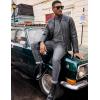 imageCOOFANDY Mens Turtleneck Shirt Long Sleeve Pullover Sweater Slim Fit Lightweight Thermal Undershirt TopsDark Grey