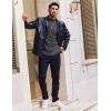 imageCOOFANDY Mens Turtleneck Shirt Long Sleeve Pullover Sweater Slim Fit Lightweight Thermal Undershirt TopsDeep Grey