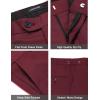 imageCOOFANDY Mens Wedding Suits 2 Piece Tuxedo Jacket One Button Peak Lapel Suit Jacket Dress Pants for DinnerPromParty Wine Red