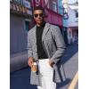 imageCOOFANDY Mock Turtleneck for Men Short Sleeve Casual Stylish Basic Top Stretch Sweater SkinFriendly MaterialBlack