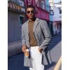 imageCOOFANDY Mock Turtleneck for Men Short Sleeve Casual Stylish Basic Top Stretch Sweater SkinFriendly MaterialBrown