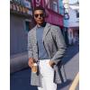 imageCOOFANDY Mock Turtleneck for Men Short Sleeve Casual Stylish Basic Top Stretch Sweater SkinFriendly MaterialDark Blue