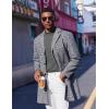 imageCOOFANDY Mock Turtleneck for Men Short Sleeve Casual Stylish Basic Top Stretch Sweater SkinFriendly MaterialDark Gray