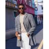 imageCOOFANDY Mock Turtleneck for Men Short Sleeve Casual Stylish Basic Top Stretch Sweater SkinFriendly MaterialKhaki