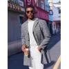 imageCOOFANDY Mock Turtleneck for Men Short Sleeve Casual Stylish Basic Top Stretch Sweater SkinFriendly MaterialWhite