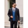 imageCOOFANDY Sweater Vest for Men Regular Fit V Neck Sleeveless Knitted Pullovers SweaterBlue