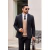 imageCOOFANDY Sweater Vest for Men Regular Fit V Neck Sleeveless Knitted Pullovers SweaterLight Khaki