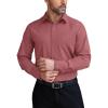 imageCOOFANDY Mens Dress Shirts Wrinkle Free Long Sleeve Button Down Shirts Formal Business ShirtWine Red