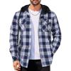 Navy White Plaid