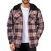 Orange Navy Plaid