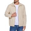 imageCOOFANDY Mens Lightweight Zip Up Jacket Eisenhower Work Office Jackets Casual Golf OutwearBeige