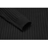 imageCOOFANDY Men Dress Sweater Long Sleeve Crew Neck Sweater Slim Fit Business Casual Pullover SweaterBlacknarrow Ribs