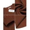 imageCOOFANDY Men Dress Sweater Long Sleeve Crew Neck Sweater Slim Fit Business Casual Pullover SweaterCaramel