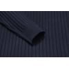 imageCOOFANDY Men Dress Sweater Long Sleeve Crew Neck Sweater Slim Fit Business Casual Pullover SweaterDark Bluenarrow Ribs