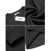 imageCOOFANDY Men Dress Sweater Long Sleeve Crew Neck Sweater Slim Fit Business Casual Pullover SweaterDark Gray