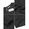 imageCOOFANDY Men Dress Sweater Long Sleeve Crew Neck Sweater Slim Fit Business Casual Pullover SweaterDark Graynarrow Ribs