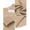 imageCOOFANDY Men Dress Sweater Long Sleeve Crew Neck Sweater Slim Fit Business Casual Pullover SweaterKhaki