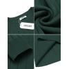 imageCOOFANDY Men Dress Sweater Long Sleeve Crew Neck Sweater Slim Fit Business Casual Pullover SweaterLake Green
