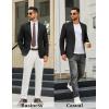 imageCOOFANDY Mens Casual Blazer Slim Fit Two Buttons Sport Coat Lightweight Suit JacketBlack