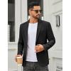 imageCOOFANDY Mens Casual Blazer Slim Fit Two Buttons Sport Coat Lightweight Suit JacketBlack