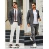 imageCOOFANDY Mens Casual Blazer Slim Fit Two Buttons Sport Coat Lightweight Suit JacketDark Grey