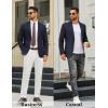 imageCOOFANDY Mens Casual Blazer Slim Fit Two Buttons Sport Coat Lightweight Suit JacketNavy Blue