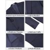 imageCOOFANDY Mens Casual Blazer Slim Fit Two Buttons Sport Coat Lightweight Suit JacketNavy Blue