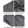 imageCOOFANDY Mens Casual Chino Pants Classic Fit Lightweight Khaki Trousers Wrinkle Free Stretch Dress SlacksDark Grey