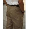 imageCOOFANDY Mens Casual Chino Pants Classic Fit Lightweight Khaki Trousers Wrinkle Free Stretch Dress SlacksDark Khaki