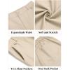 imageCOOFANDY Mens Casual Chino Pants Classic Fit Lightweight Khaki Trousers Wrinkle Free Stretch Dress SlacksLight Khaki