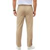 imageCOOFANDY Mens Casual Chino Pants Elastic Waist Lightweight Trousers ClassicFit Business Dress Pants with PocketsKhaki
