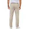 imageCOOFANDY Mens Casual Chino Pants Elastic Waist Lightweight Trousers ClassicFit Business Dress Pants with PocketsLight Khaki