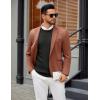 imageCOOFANDY Mens Crew Neck Sweater Long Sleeve Ribbed Knit Dress Sweaters Casual Slim Fit PulloverBlack