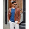 imageCOOFANDY Mens Crew Neck Sweater Long Sleeve Ribbed Knit Dress Sweaters Casual Slim Fit PulloverDark Blue