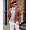 imageCOOFANDY Mens Crew Neck Sweater Long Sleeve Ribbed Knit Dress Sweaters Casual Slim Fit PulloverLight Grey