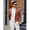 imageCOOFANDY Mens Crew Neck Sweater Long Sleeve Ribbed Knit Dress Sweaters Casual Slim Fit PulloverWhite