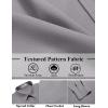 imageCOOFANDY Mens Dress Shirts Long Sleeve Wrinkle Free Shirt Textured Business Casual Button Down ShirtLight Grey