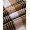 imageCOOFANDY Mens Flannel Shirt Jackets Quilted Lined Plaid Jacket Long Sleeve Button Down Thick Winter Outwear ShacketsBrown