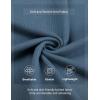 imageCOOFANDY Mens Henley Sweater Long Sleeve Quarter Button Sweaters Casual Knit Pullover SweaterBlue