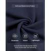 imageCOOFANDY Mens Henley Sweater Long Sleeve Quarter Button Sweaters Casual Knit Pullover SweaterDark Navy Blue